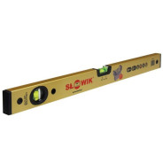 Уровень 1200мм, 2 глазка, брусковый, золото, PN01, бытовой, 650 гр/м 0.30 мм/м,  ...SLOWIK 70121