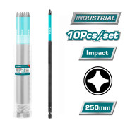 Бита ударная PH2 250 мм   (10 шт)TOTAL TACIM16PH2103