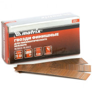 Гвозди финишные (шпильки) 23GA для пн. нейлера финишного диам. 0.64 mm длина -15 mm, 5000 шт  ...Matrix 57671