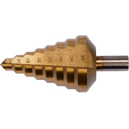 Сверло по металлу ступенчатое 10-45мм HSS-TiN  YATO YT-44742