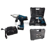 Гайковерт ударный аккумуляторный, 1/2", 420Нм, 18В, 1АКБ 3.0А/ч,  ...Forsage F-02169