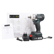 Гайковерт аккумуляторный,1/2", 20В, 1АКБ 2,0 А/ч, 2200 об.мин, 300Нм,   Crusher 20 ...Zitrek 085-1021