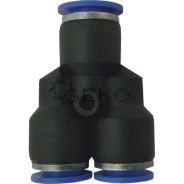 Пневматический фитинг PU/PE тип Y 8mm  GEKO G03062