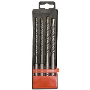 Набор буров по бетону, 5-6-8-10х160 мм, 4 шт., в пласт. коробке, SDS PLUS  ...Matrix 71094