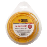 Леска для триммера квадратная, 2.0mm х 15м, блистер  DENZEL 96155