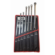 Ключи накидные 8-24мм EXTRA LONG, набор 7 предметов, CrV  H-D HD-03848