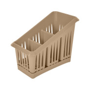 Сушилка для столовых приборов, 200х120х160 mm., шоколадный мокко PLAST TEAM ... PT156411015