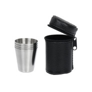 Набор стопок в чехле, 4 шт., 30 мл.,  BOYSCOUT 61114