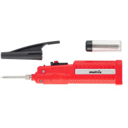 Паяльник беспроводной 4.5 В, 8 Вт, 350°С, припой 10г., работа от эл.питания 3хАА  ...Matrix 91352