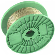 Трос металлополимерный прозрачный ПР-2.5, (2.5мм толщина, катушка 200м.п.)  ...Сибртех 47626