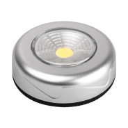Светильник светодиодный TF3-L1W-sr (серебр., пушлайт, включается нажатием)  ...ФАZА 5027251