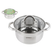 Кастрюля из нержавеющей стали, 3.2 л, ф20x11.5 см, STARCOOK  PERFECTO LINEA 50-520115