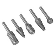 Набор шарошек по дереву 5шт.  Matrix 70499