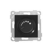 Выключатель поворотный, диммер, скрытой установки, 600Вт, черный, RITA,  ...MUTLUSAN 2200 440 0284