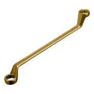 Ключ накидной, 17 х 19 mm, желтый цинк  Сибртех 14626