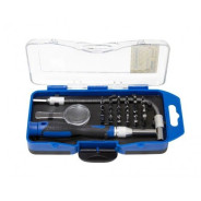 Отвертка-битодержатель телескопическая с гибким удлинителем и комплектом бит,  ...Partner PA-AX23033