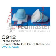 Клипса для крепления внутренней обшивки европейских а/м пластиковая  ...Forsage C0912(Jaguar/European car)