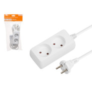 Удлинитель 3м (2 роз., 2.2кВт, б/з, ПВС 2х0.75)  ЮПИТЕР JP8101-21