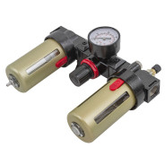 Блок подготовки воздуха (фильтр-регулятор + лубрикатор) 1/4"  ...Rock FORCE RF-BC2000