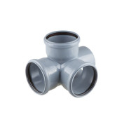 Крестовина двухплоскостная для внутренней канализации 110/110/110х87   ...РосТурПласт 36539