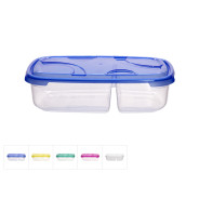 Контейнер прямоугольный 0.9 + 0.5 л, с крышкой, Frigo Plus (265x170x65)  ...DRINA 10418