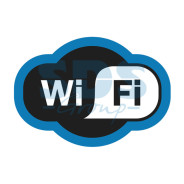 Табличка ПВХ "Зона Wi-Fi" 200х150 mm  REXANT 56-0017-2