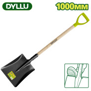 Лопата совковая из стали 1000 мм  DYLLU DTSE1317