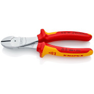 Бокорезы особой мощности VDE 1000V, L-180 мм, хром., 2-комп. рукоятки   ...KNIPEX 7406180