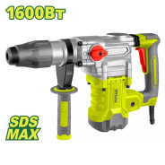 Перфоратор,1600 Вт, 630 об/мин, 3850 ударов/мин, 10 Дж, 40 мм (бетон), 100 мм (корончатое сверло), S...DYLLU DTRH3D38