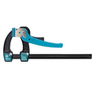 Струбцина реечная быстрозажимная, металлический корпус, рычажный храповый механизм, 8"/200 mm  ...Gross 20719