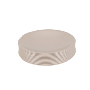 Мыльница STREAM, серая (Материал: карбонат кальция, полирезин)  ...PERFECTO LINEA 35-126400