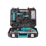 Дрель ударная 650Вт, 13мм, 0-2800об/мин, с набором инструмента   (101 предмет)...TOTAL THKTHP1012