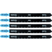 Полотна по металлу и Al, для электролобзика 106x130x1.0mm 21TPI (5шт)  ...YATO YT-3416