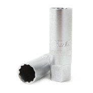 Головка свечная 14мм, 3/8",12гр.(L-65мм),на пластиковом держателе  ...Forsage F-807314