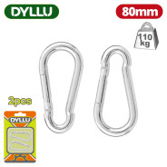 Карабины 80 мм   (2 шт)DYLLU DTQL2K04