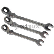 Ключ трещоточный c шарниром 13 мм.  BaumAuto BM600713F