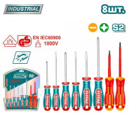 Набор отверток   (8 шт)TOTAL TKSDS0836
