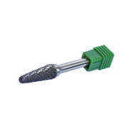 Шарошка коническая скругленная удлиненная по металлу(? 8mm,? хвостовика 6mm), в пластиковом футляре ...Rock FORCE RF-617L0822
