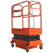 Подъемник ножничный передвижной 240 кг 3,9/5,9 м GTJY DC аккумуляторный  ...TOR 1009040