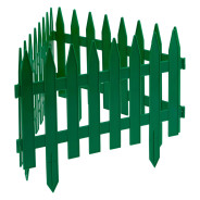 Забор декоративный "Рейка", 28х300 см, зеленый PALISAD PALISAD HOME 65005