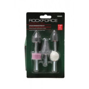 Набор камней абразивных, 5 пр. (хвостовик 6 мм.)  Rock FORCE RF-GSK501