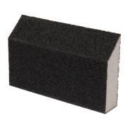 Губка для шлифования, 125 х 75 х 25 mm, трапеция, средняя жесткость, P60  ...Сибртех 757287