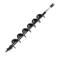 Шнек для грунта ER-80, диаметр 80мм, длина 800мм, соединение 20мм, съёмный нож  ...DENZEL 56005