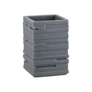 Стакан WEATHERED SAND, серый (Материал: НАТУРАЛЬНЫЙ КАМЕНЬ, полирезин)  ...PERFECTO LINEA 35-151302