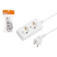 Удлинитель 3м (2 роз., 2.2кВт, с/з, ПВС 3х0.75)  ЮПИТЕР JP8102-21