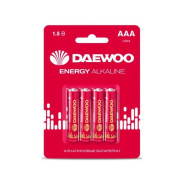 Батарейка AAA LR03 1.5V alkaline BL-4шт ENERGY  DAEWOO 5029903