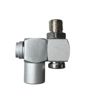 Штуцер пневматический шарнирный двойной с резьбой M1/4" x F1/4"  ...H-D HD-MW2