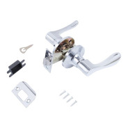 Защелка врезная межкомнатная 8531 PS CP хром пустая СТАНДАРТ  ...УЗК 13408