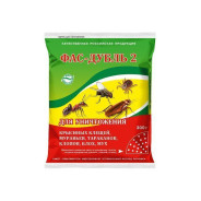 Средство от насекомых Фас-Дубль 2 (дуст) 300 г (от крысиных клещей, мух, блох, муравьев, тараканов, ...АГРОВИТ 4603650000000