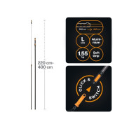 Черенок алюминиевый телескопический L 220-400см OneClick  FISKARS 1080672